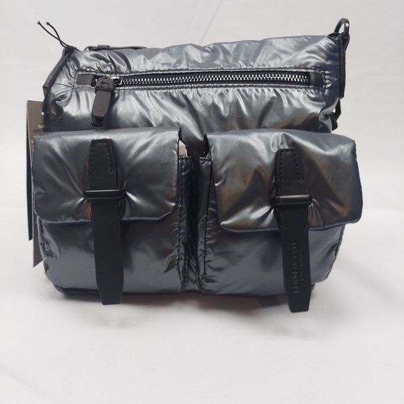 KENNETH COLE Gray Crossbody Double Bag - Picture 1 of 10